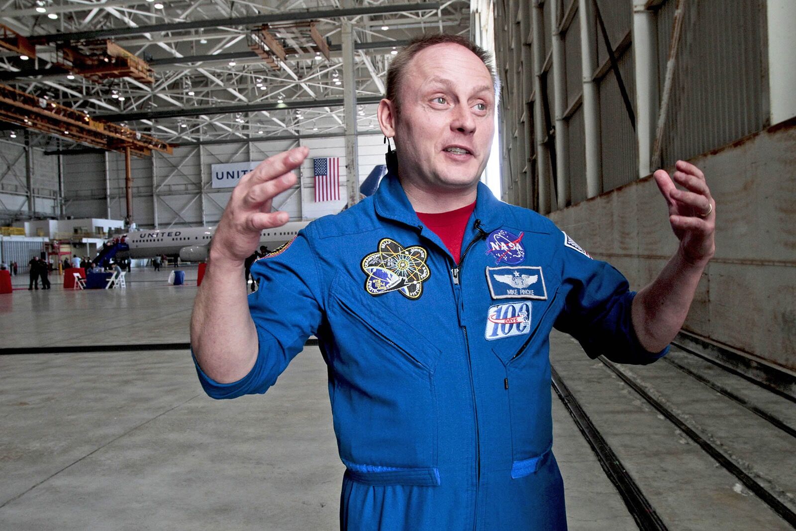 The space shuttle had kind of has a new car smell